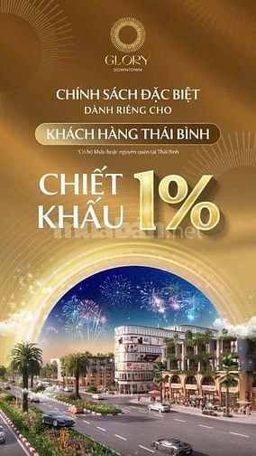 GLORY BLING BLING - SỞ HỮU 128 CĂN SH NHÀ PHỐ THƯƠNG MẠI - TT.Y TẾ LỚN