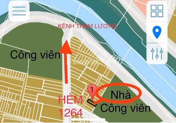 Nhà 2 tầng gần Kênh Tham Lương 4,2m*14m Phường 13 Gò Vấp 