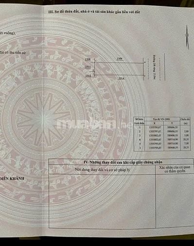 Bán tái định cư Diên Lạc, ngay sát bên đường D6 - Đường rộng 13 mét, 