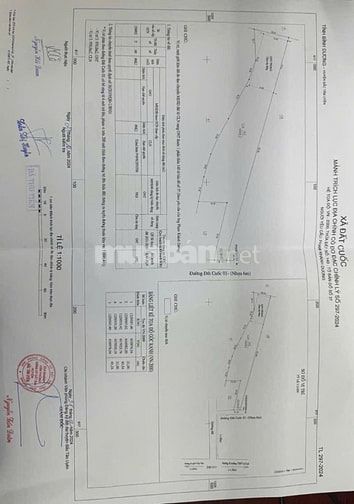 Cần bán lô đất 6.134m mặt tiền Đất Cuốc 01 (đã có 1.450m thổ cư)