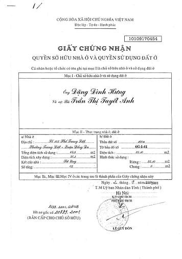 Bán nhà mặt phố 102 Trung Liệt - Chính chủ