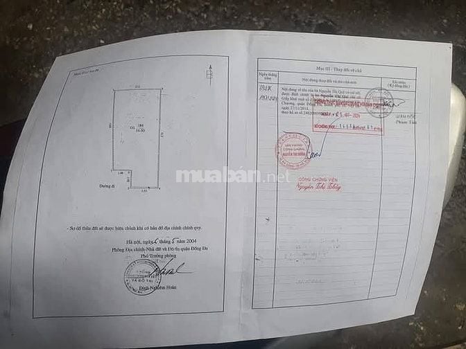 Bán nhà quận đống đa phường văn chương 