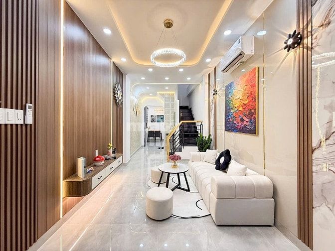Nhà tuyệt đẹp CAO CẤP góc 2 mặt hẻm xe hơi Bùi Đình Tuý, P12, Q.Bình T
