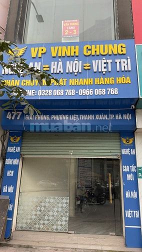 Bán nhà mặt phố 477 Giải Phóng, Phương Liệt, Thanh Xuân, Hà Nội, giá t