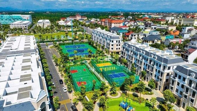 Bán Cặp BT Song Lập Tọa Lạc Đắc Địa tại Khu Đô Thị Vincom Quảng Trị 
