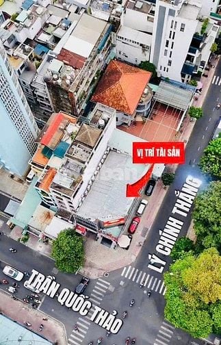Bán tòa nhà 2 mặt tiền Trần Quốc Thảo và Lý Chính Thắng, Quận 3