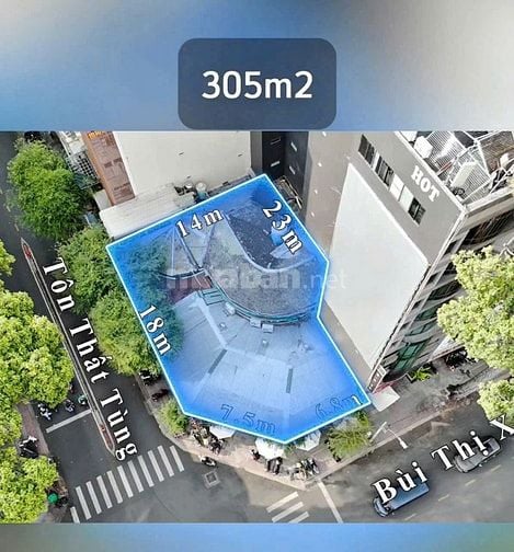 Bán gấp nhà 2 mặt tiền Bùi Thị Xuân và Tôn Thất Tùng, Phường Bến Thành