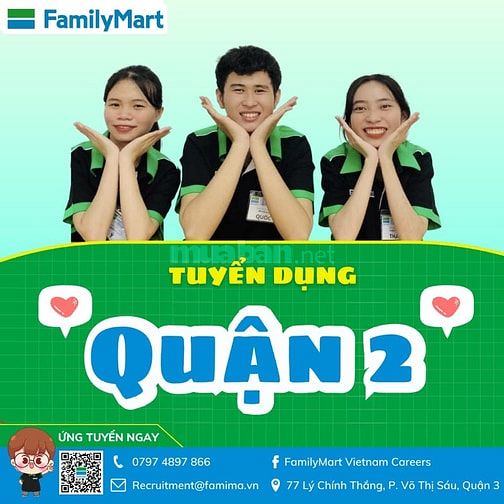 🎯FamilyMart Hiện Đang Tuyển Dụng Nhiều Vị Trí Tại TP.HCM