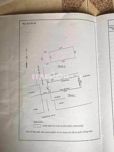 BÁN NHÀ 386/4 ĐƯỜNG PHAN VĂN TRỊ, QUẬN 5