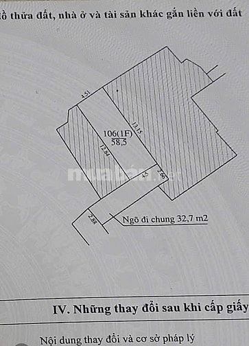 Bán đất ngõ phố Thanh Đàm , Quận Hoàng Mai , HN