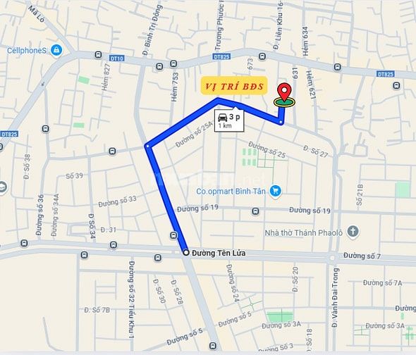 Bán nhà hẻm 637/ Tỉnh Lộ 10, DT 5 x 9m, 1 lầu, 3.8 tỷ. (Tín Hưng).