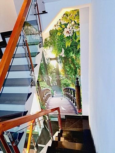 Nhà gần chợ Gò Xoài xe hơi ngủ trong nhà