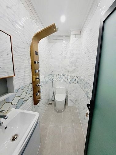 Nhà gần chợ Gò Xoài xe hơi ngủ trong nhà