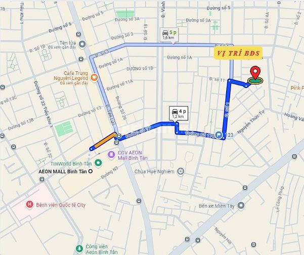 Bán nhà hẻm 11/ Bùi Hữu Diện, 4.6 x 9m, 2 tấm, 4.5 tỷ (Tín Hưng).