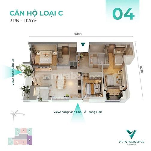 CĂN HỘ CAO CẤP TRUNG TÂM TP ĐÀ -VIEW SÔNG PHÁO HOA, BÀN GIAO T8/2025.