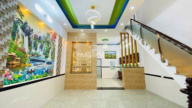 Bán Villa Mini Xinh 6 x 16M Sát chợ Bà Điểm Hóc Môn