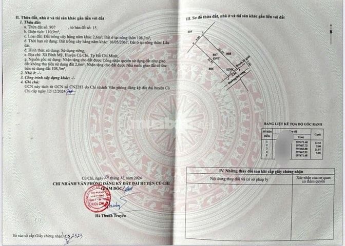 SỞ HỮU NGAY LÔ ĐẤT ĐẸP NGAY KDC CÓ HAI LÔ LIỀN KỀ ĐÃ TÁCH SỔ SẴN