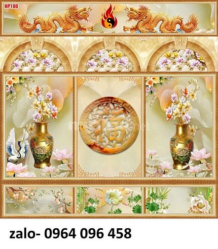 Tranh gạch 3d ốp nhà mồ - gạch tranh 3d nhà mồ - CVC76