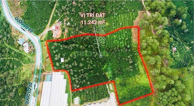 GIẢM MẠNH TỪ 19TỶ LÔ ĐẤT MẶT TIỀN QL20 BÁN SÁT VỐN CHỈ CÒN GẦN 18TỶ
