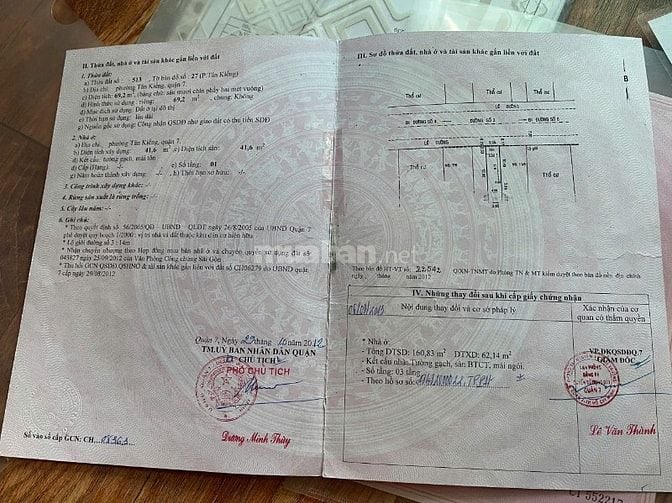 Bán nhà chính chủ xây kiên cố Đường số 3, Phường Tân Kiểng Quận 7