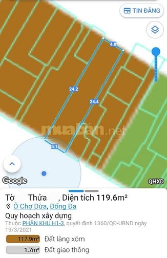 BÁN NHÀ SIÊU PHẨM 2 MẶT PHỐ - Ô CHỢ DỪA VÀ ĐÔNG CÁC –120M2 – CHỈ 85 TỶ