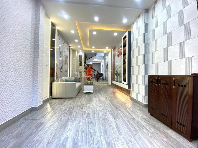 Nhà đường 5m Thông Bùi Quang Là F12 GV. 3.5x14 Trệt 2 lầu sân thượng