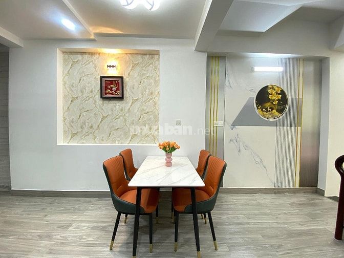 Nhà đường 5m Thông Bùi Quang Là F12 GV. 3.5x14 Trệt 2 lầu sân thượng