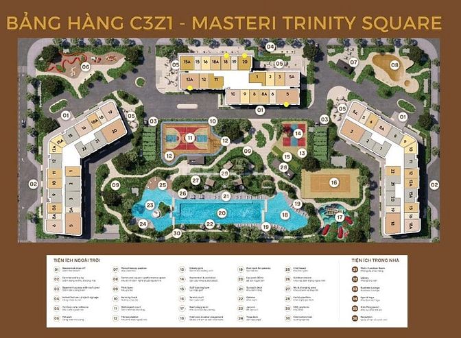 BÁN CHUNG CƯ TRINITY VINHOMES OCEANPARK -  GIÁ 2,6 TỶ