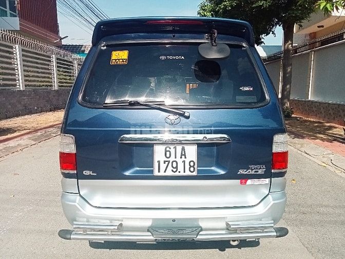 TOYOTA ZACE CAO CẤP GL-2001-MỚI NHƯ XE HÃNG-ZIN 100%-KO CHIẾC THỨ 2 