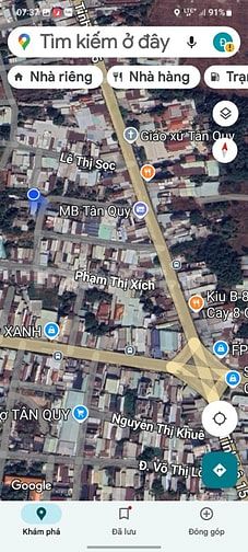Đất đẹp ngay ngã tu tân quy. Tho cu khu dân cu hiện hữu. Khu vực sâm u