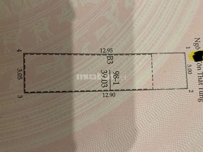 Căn Góc 5T hai mặt ngõ Tôn Thất Tùng-Đại Học Y cách MP 60m kd tốt