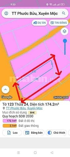 Chủ cần bán lô đất mặt tiền huỳnh minh thạnh cách hồ tràm 6km