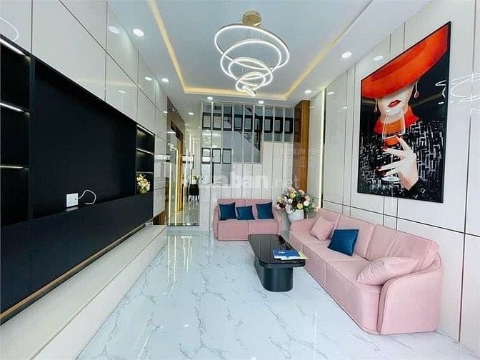 Bán nhà mới xây đẹp MT Nguyễn Triệu Luật, Bình Tân, đầy đủ nội thất