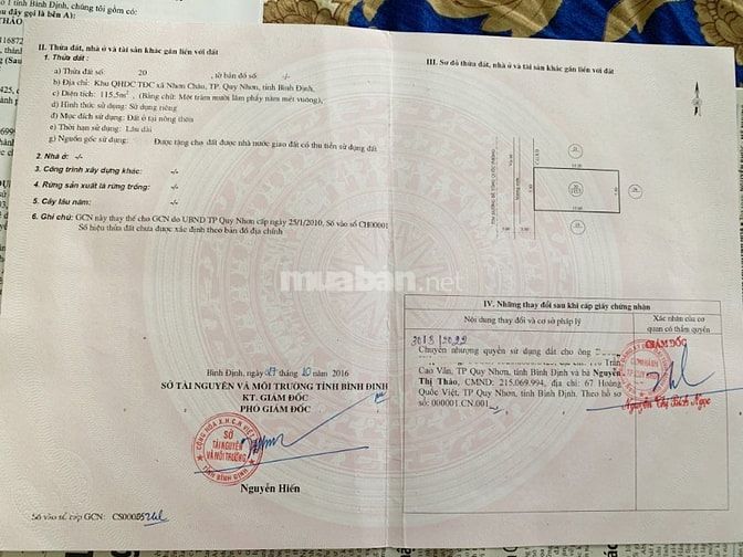 Đất Thổ Cư  Mặt Tiền  ĐẢO CÙ LAO XANH đã có sổ 7,5x15,5m.