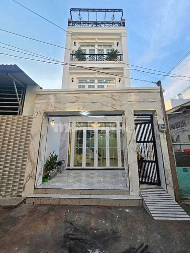 Nhà Mới 100% hẻm 453 / Tân Hòa Đông, BTĐ, Bình Tân - xe hơi 16 chỗ đỗ 