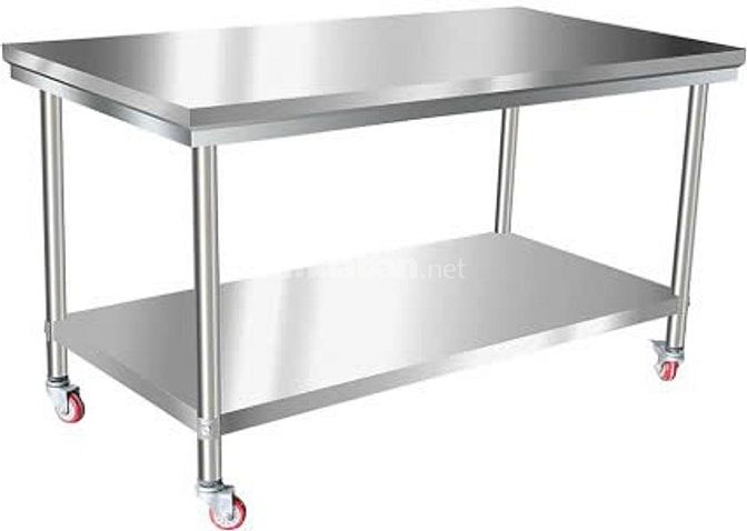 Sản xuất bàn thao tác, bàn kiểm hàng, bàn công nghiệp inox, bàn ăn