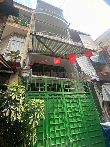 Hẻm xe hơi Vườn Chuối,4 Tầng 5PN,vuông vức,buôn bán nhộn nhịp 