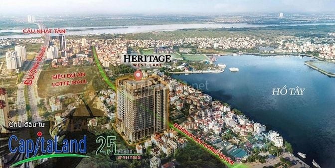 Cập nhật quỹ căn Heritage West Lake 2PN 93m2, 3PN 145m2 149m2, 4PN 180