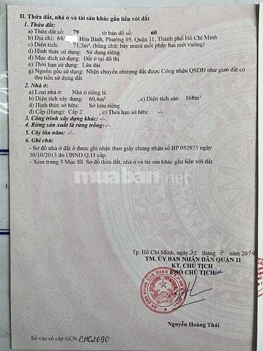 Bán nhà Quận 11 (HXH Hòa Bình); 4x18m; 2 lầu; an ninh; sổ hồng; 7,8 tỷ