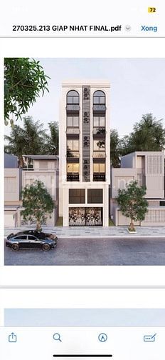 Tòa nhà Giáp Nhất cách ô tô đúng 5m, DT94m2 xây 7T MT6.8m giá 24.5 tỷ