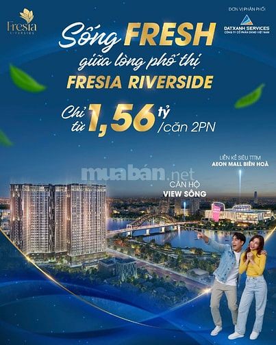 Fresia Tân Vạn Căn Hộ 2 Phòng ngủ Diện Tích 60m2 Giá Tốt Nhất Khu Vực