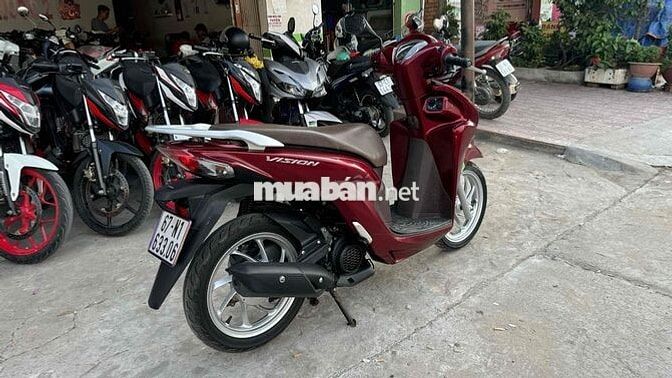 Honda Vision 2022 đỏ đô 63306 ( hỗ trợ góp )