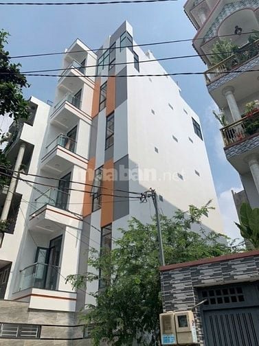Nhà MẶT TIỀN 65m2 7 TẦNG 10p CHDV gần Nguyễn Phúc Chu P15 TB nhú 8 tỷ