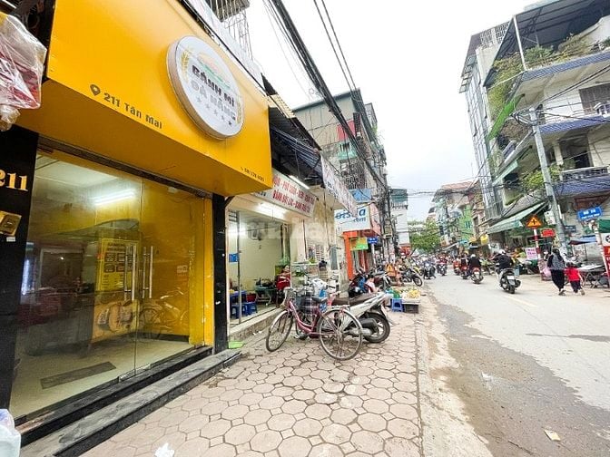 Chính chủ cho thuê nhà tầng 1 nhà mặt phố Tân Mai, sát chợ, gần trường