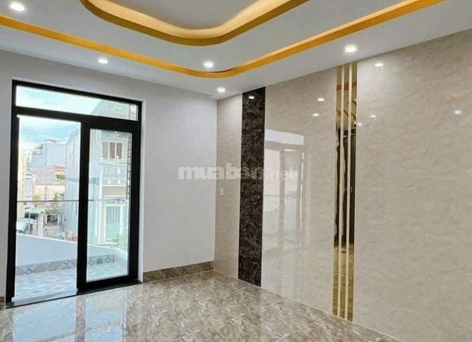 Nhà sổ hồng riêng, Cô Giang P.2 56m2 1 trệt 2 lầu, hẻm thoáng 2tỷ680