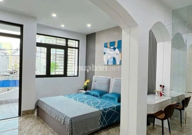Nhà sổ hồng riêng, Cô Giang P.2 56m2 1 trệt 2 lầu, hẻm thoáng 2tỷ680