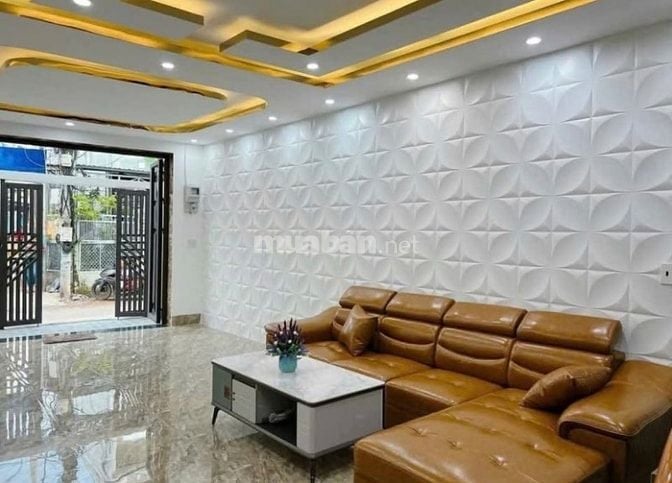 Nhà sổ hồng riêng, Cô Giang P.2 56m2 1 trệt 2 lầu, hẻm thoáng 2tỷ680
