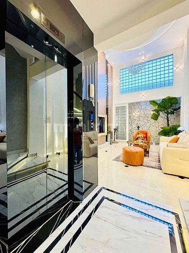 bán nhà DT 4M x 16M ĐƯỜNG HẺM Ô TÔ XE TẢI, SIÊU PHẨM THANG MÁY 450kg 