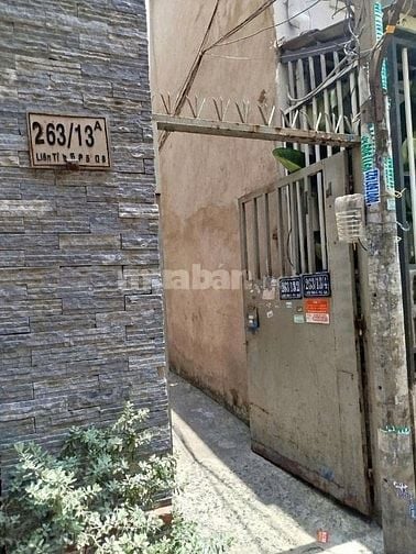 Bán căn nhà hẻm 263// liên tỉnh f5 quận 8. Dt 4x6. Giá 2ty950 TL