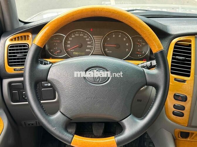 Toyota Land Cruiser 2004 GX 4.5MT Xăng 15 Vạn Km